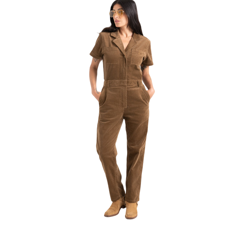 ROARK W LAYOVER CORD JUMPSUIT