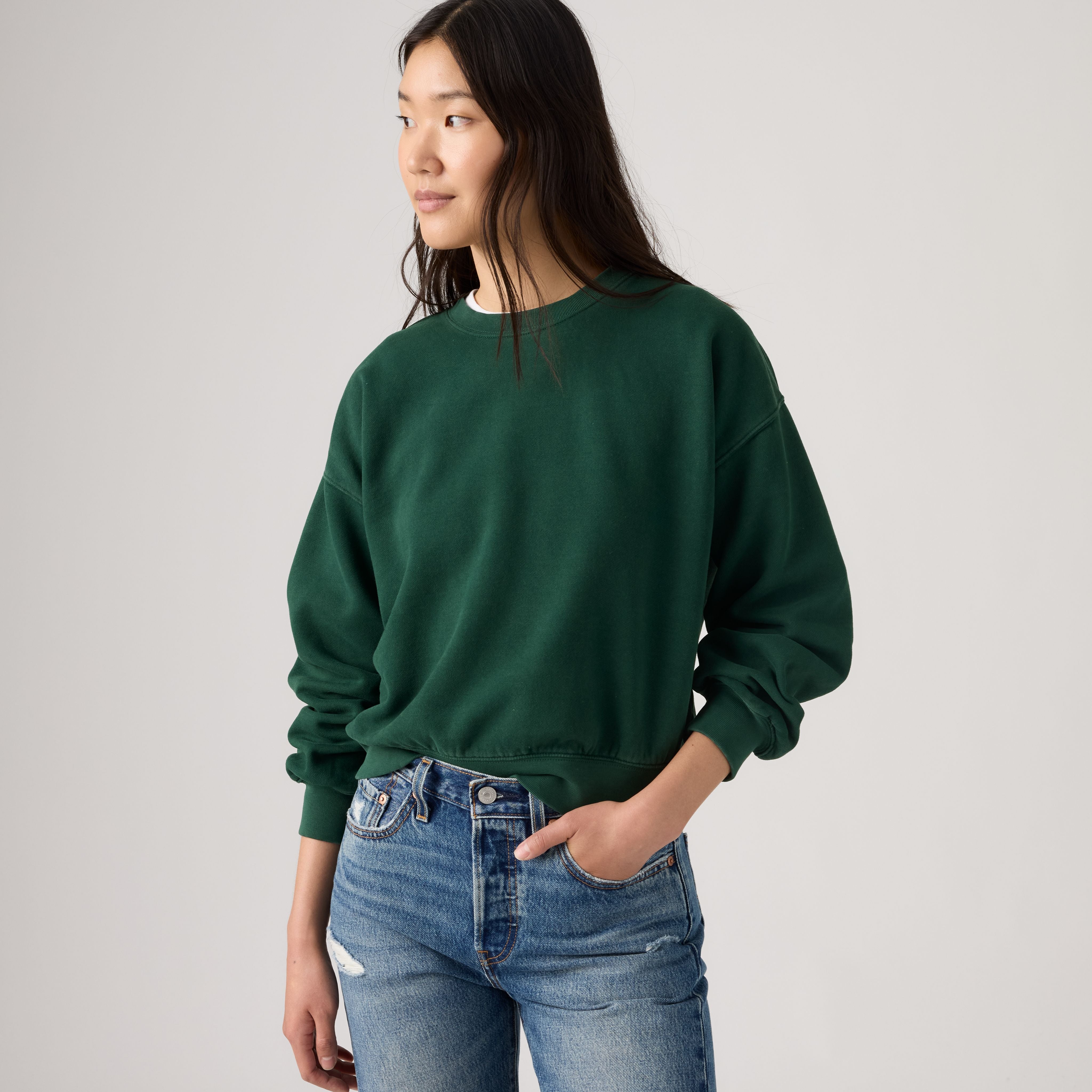 Levis W Vintage Boxy Sweatshirt - détail angle