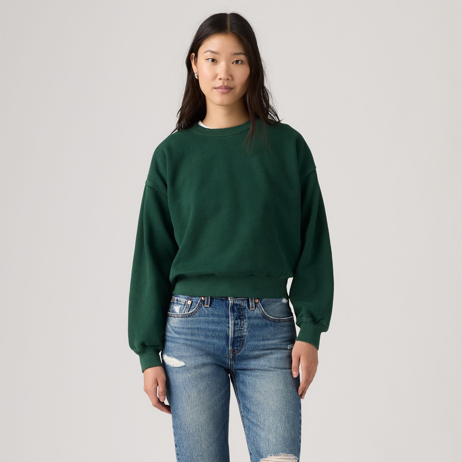 Levis W Vintage Boxy Sweatshirt - porté de face