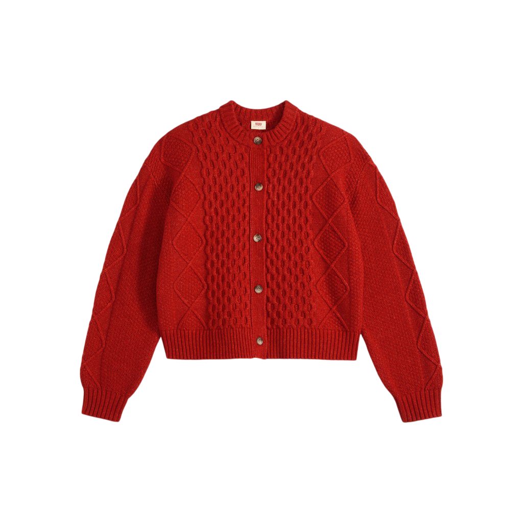 Levi's Charlotte Crewneck Cardigan Emboldened