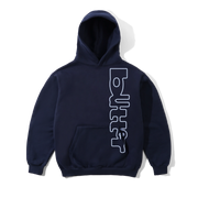 BUTTER GOODS WARPED PULLOVER HOOD - Navy
