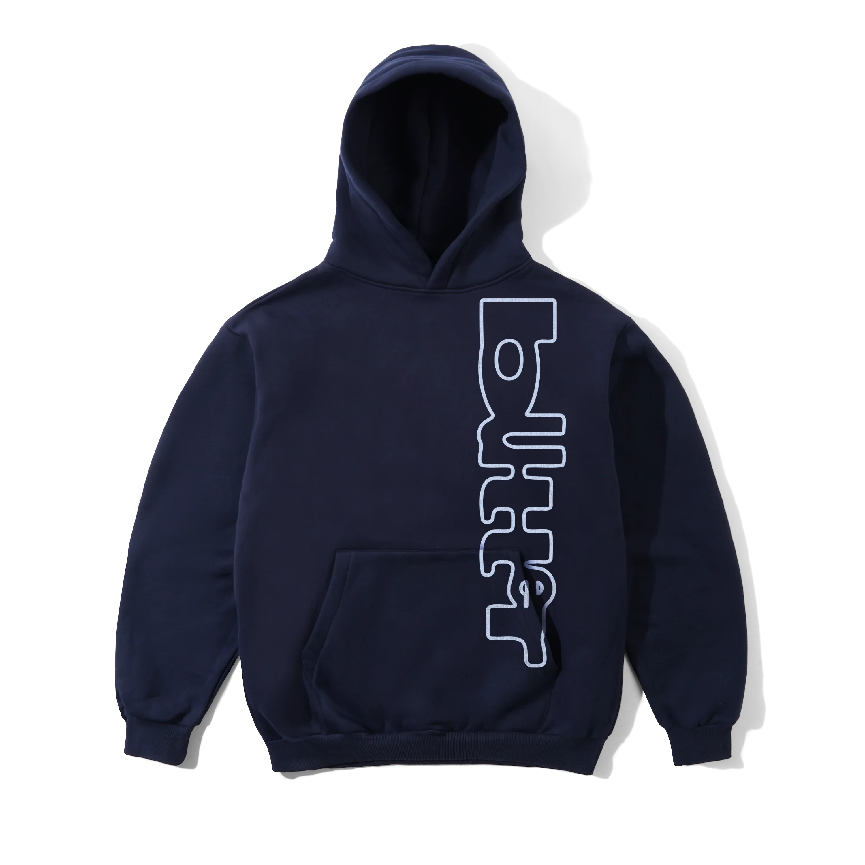 BUTTER GOODS WARPED PULLOVER HOOD - Navy