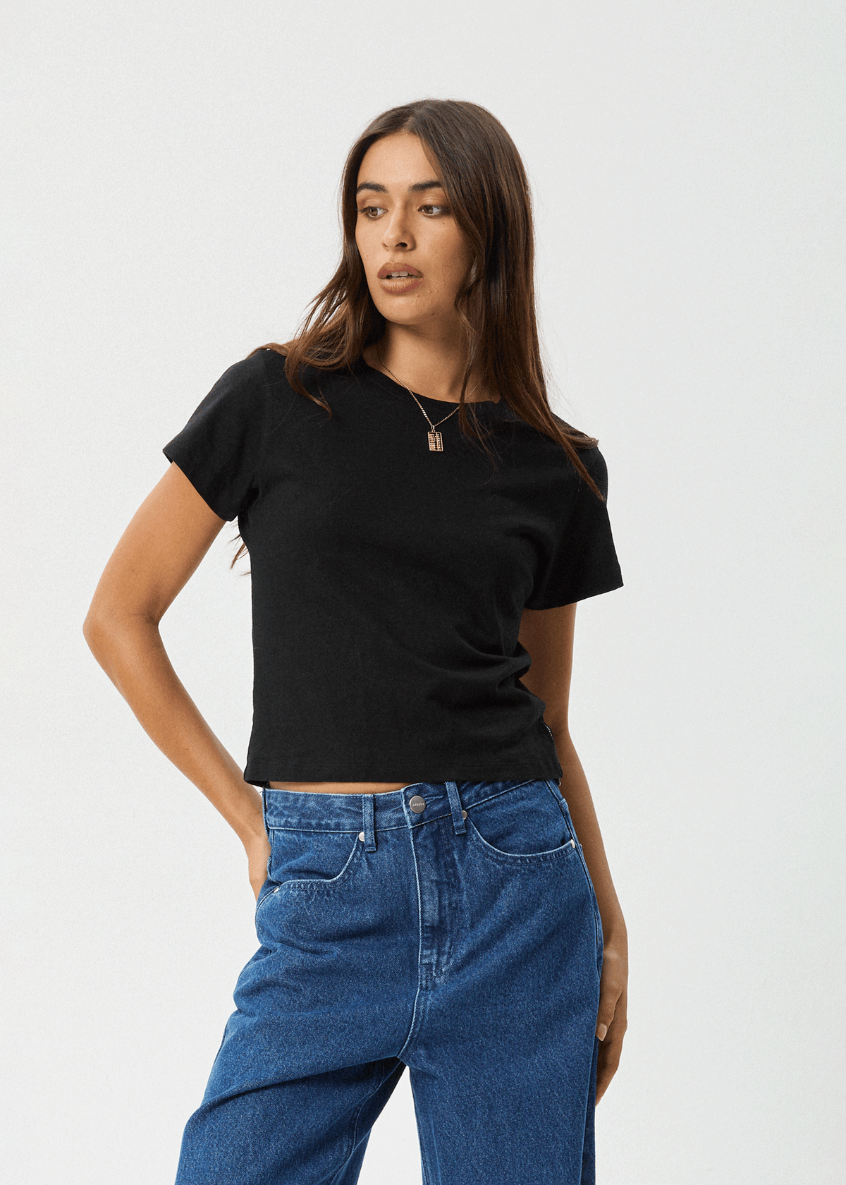 AFENDS W CARMEN HEMP BABY TEE