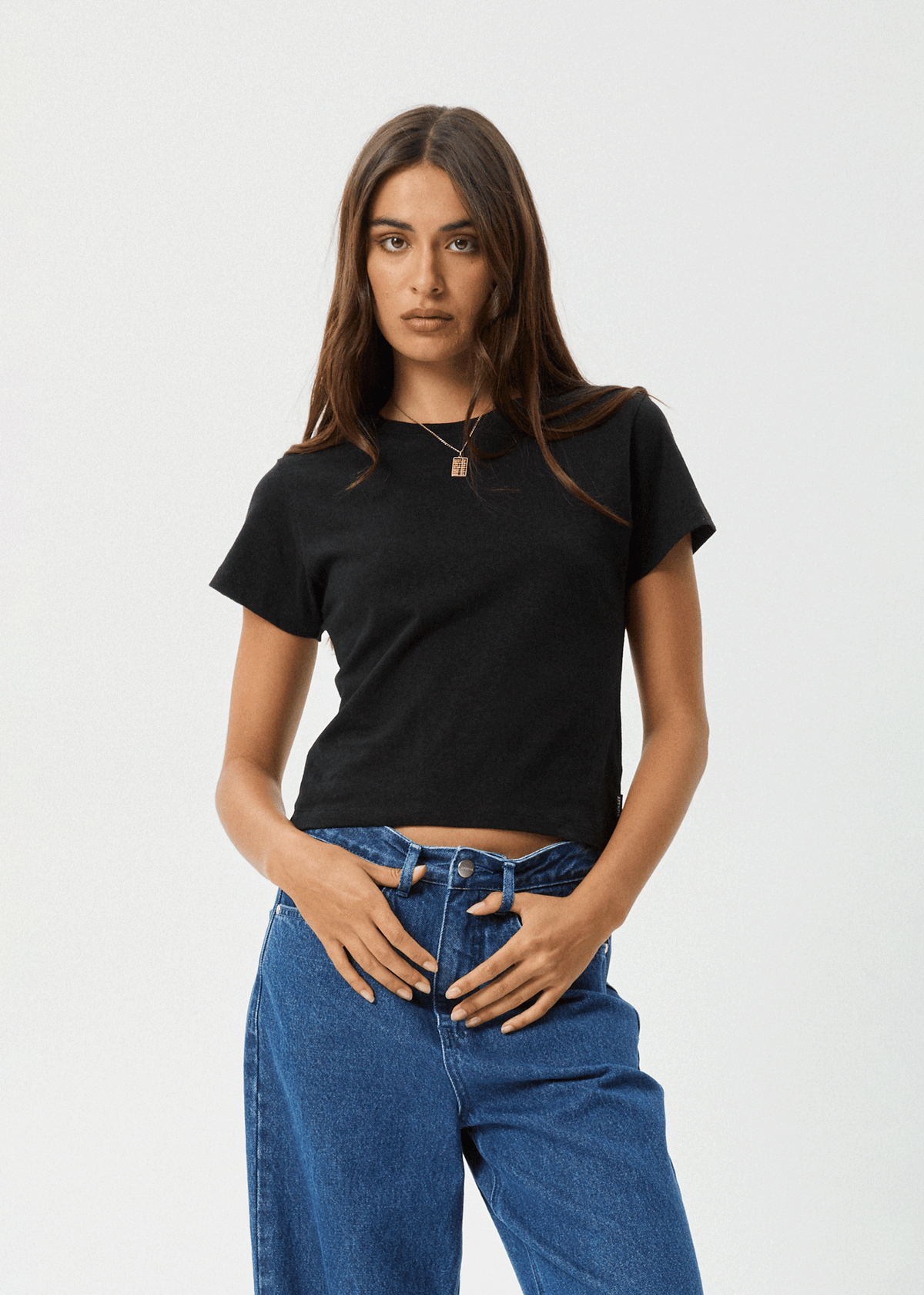 AFENDS W CARMEN HEMP BABY TEE