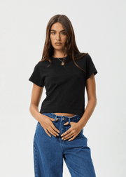 AFENDS W CARMEN HEMP BABY TEE