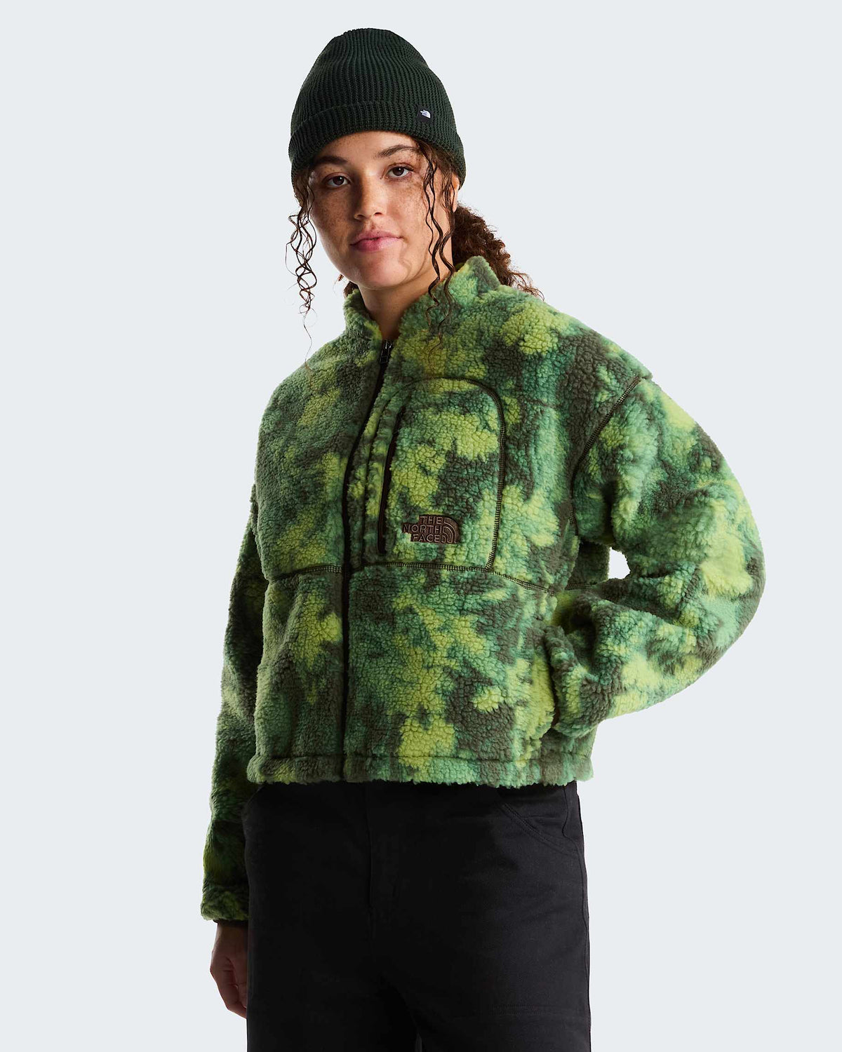 THE NORTH FACE W EXTREME PILE 2 FULL ZIP JACKET PRINT