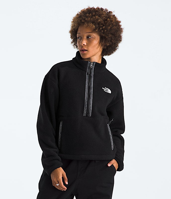 THE NORTH FACE W TNF FLEESKI 1/4 ZIP PULLOVER
