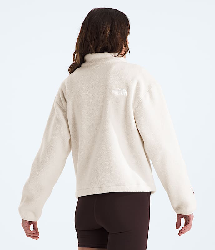 THE NORTH FACE W FLEESKI 1/4 ZIP PULLOVER