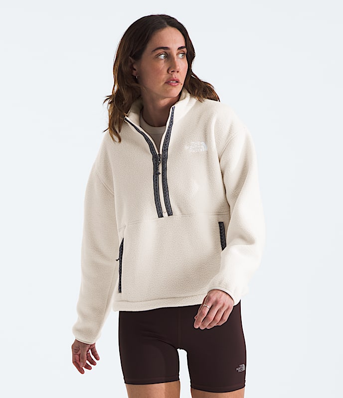 THE NORTH FACE W FLEESKI 1/4 ZIP PULLOVER