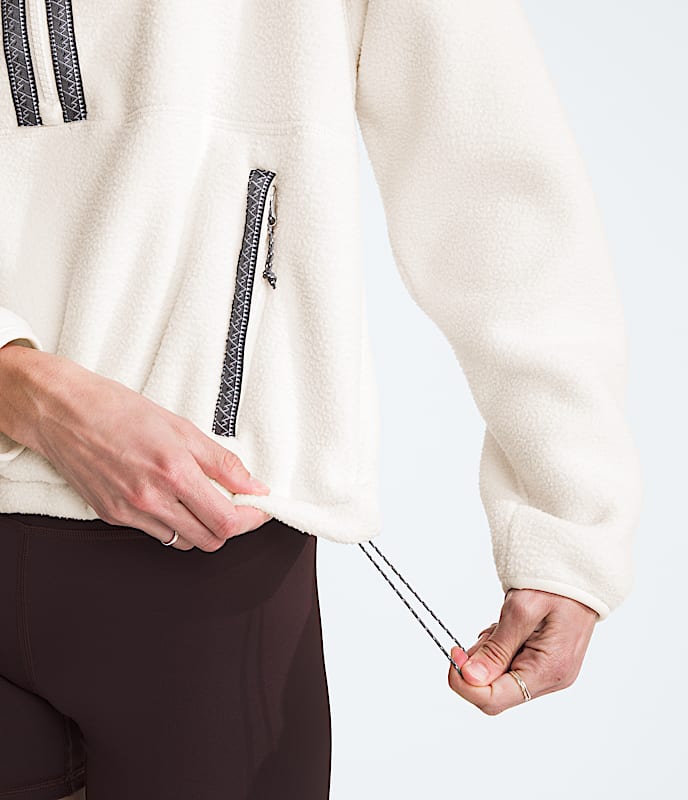 THE NORTH FACE W FLEESKI 1/4 ZIP PULLOVER