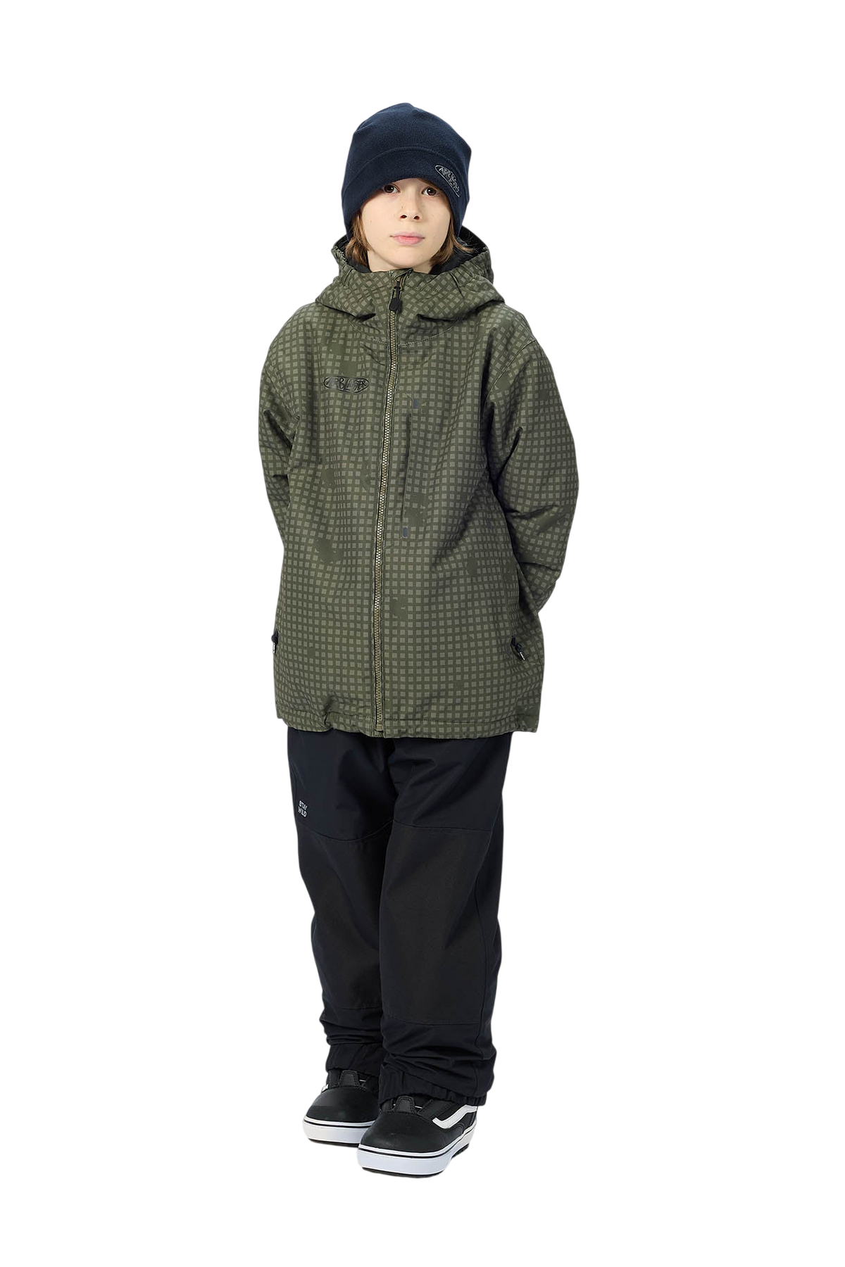 AIRBLASTER Y ACCESS JACKET OLIVE GRID