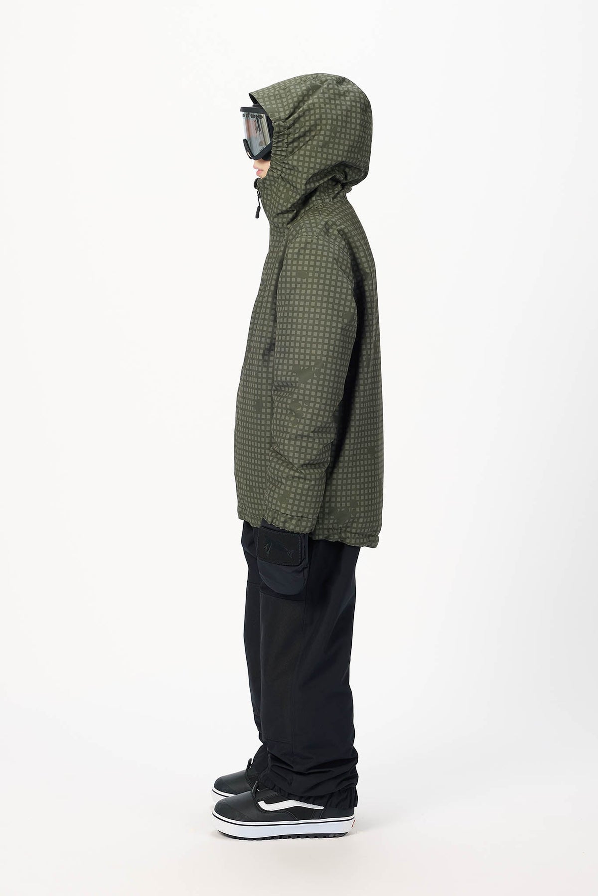 AIRBLASTER Y ACCESS JACKET OLIVE GRID
