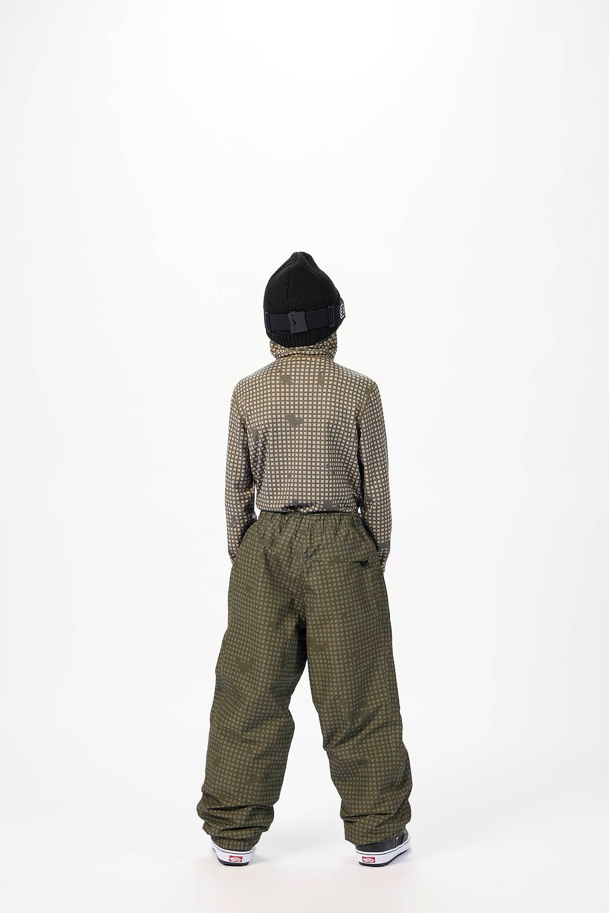 AIRBLASTER Y ACCESS PANT OLIVE GRID