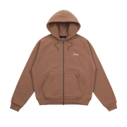 DIME CLASSIC SMALL LOGO ZIP HOODIE