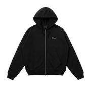 Dime Classic Small Logo Zip Hoodie Noir - Photo flat