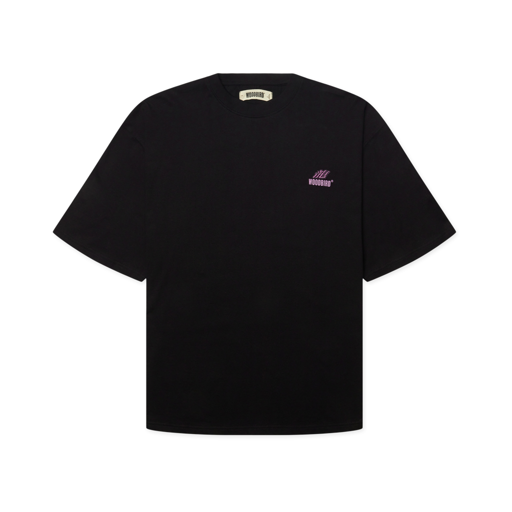 Woodbird Beam Action Tee — noir — vue catalogue