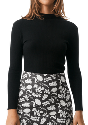 AFENDS ICONIC HEMP RIB LONG SLEEVE TOP - Boutique Homies
