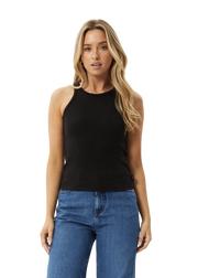 AFENDS W LYDIA HEMP RIBBED SINGLET - Boutique Homies
