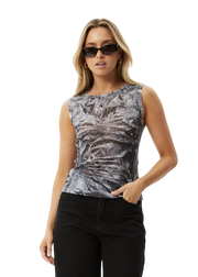 AFENDS W SILVER LINING RECYCLED SHEER TANK - Boutique Homies