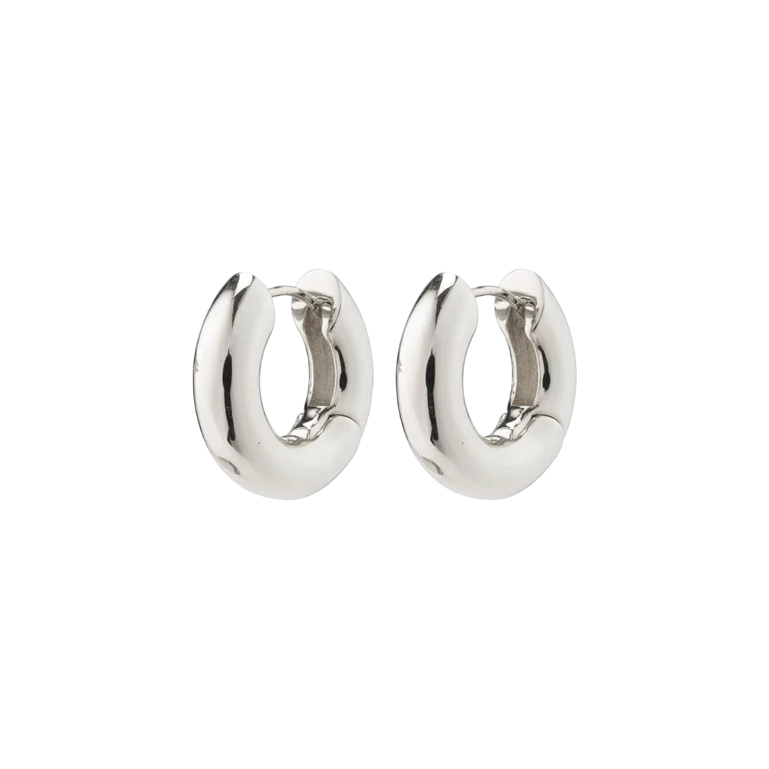 PILGRIM AICA RECYCLED CHUNKY HOOP EARRINGS
