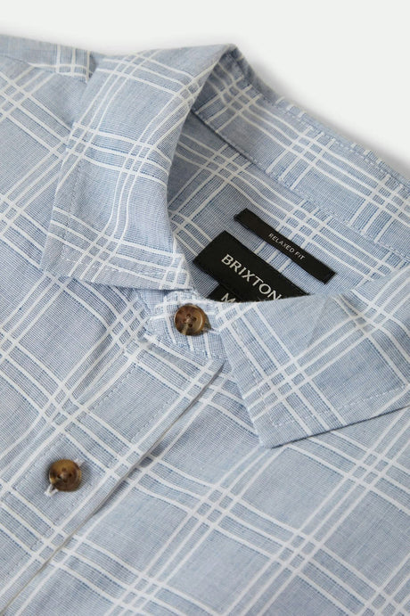 BRIXTON VINTAGE OXFORD PLAID S/S WVN 