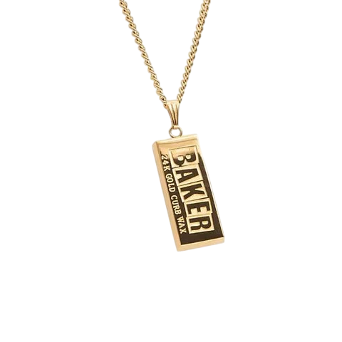 BAKER GOLD BAR NECKLACE - Boutique Homies