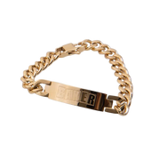 BAKER GOLD ID BRACELET - Boutique Homies