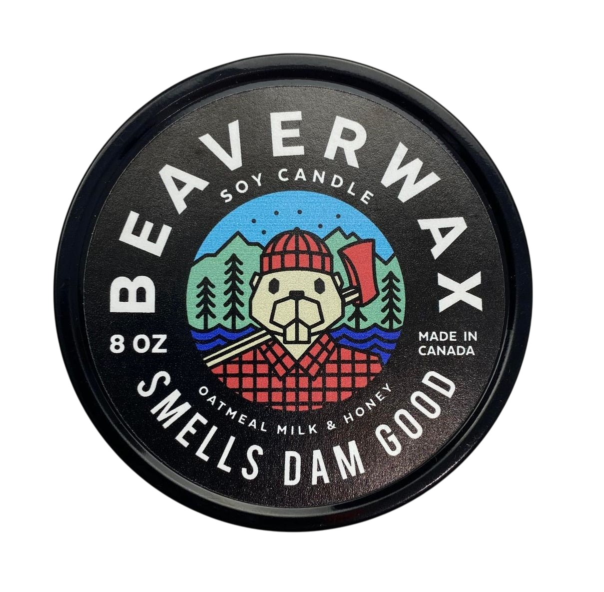 BEAVER WAX 8 OZ OATMEAL MILK & HONEY CAN - Boutique Homies