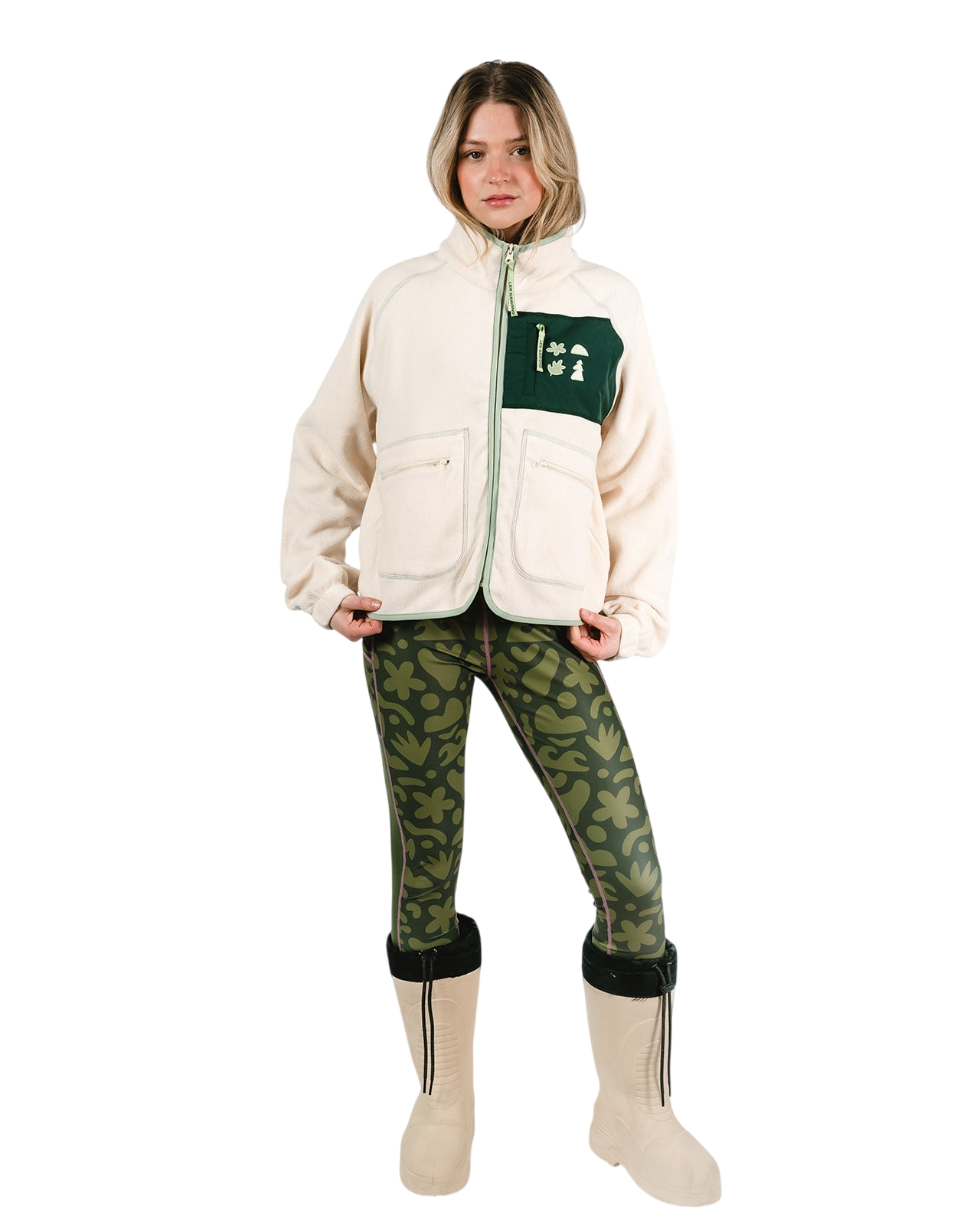 LES SAISONS W FLEECE JACKET