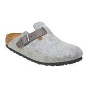 BIRKENSTOCK BOSTON REGULAR NATURAL LEATHER/ FELT - Boutique Homies