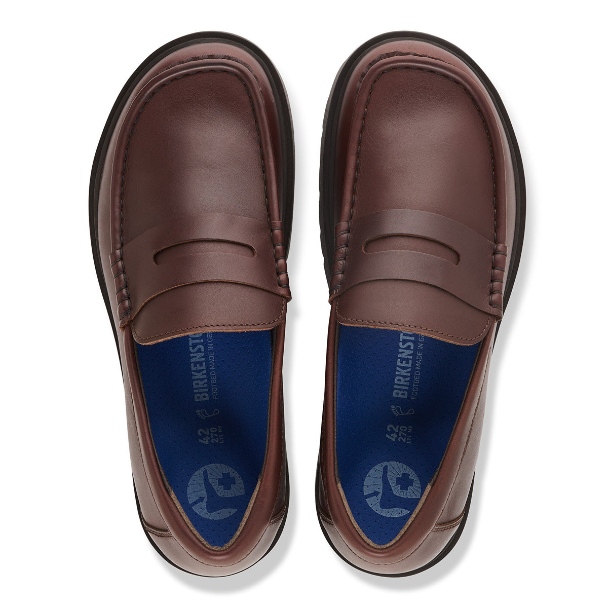Mocassin Birkenstock Highwood Loafer en cuir Carafe, vue du dessus