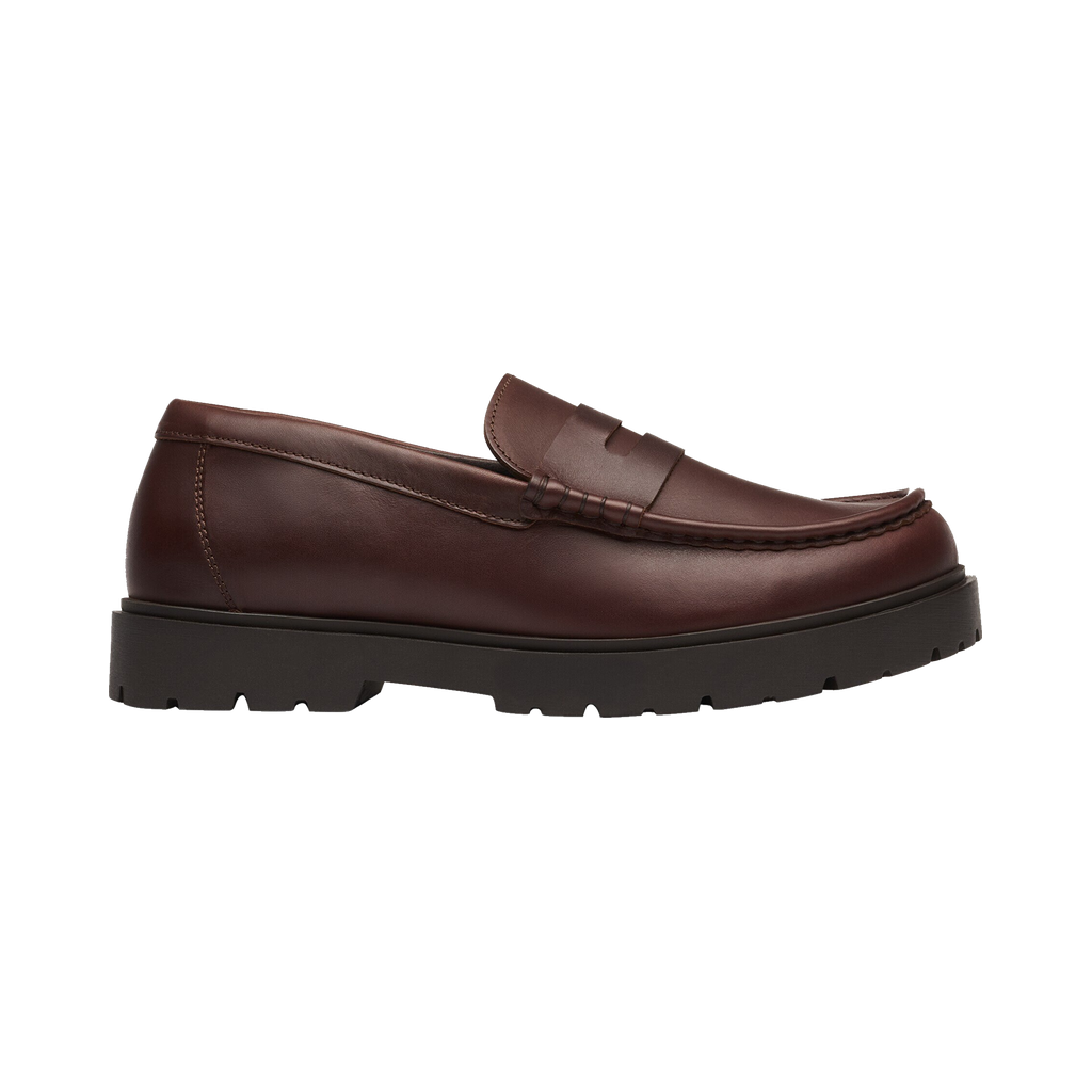 Mocassin Birkenstock Highwood Loafer en cuir Carafe, vue de profil avec le bout vers la droite