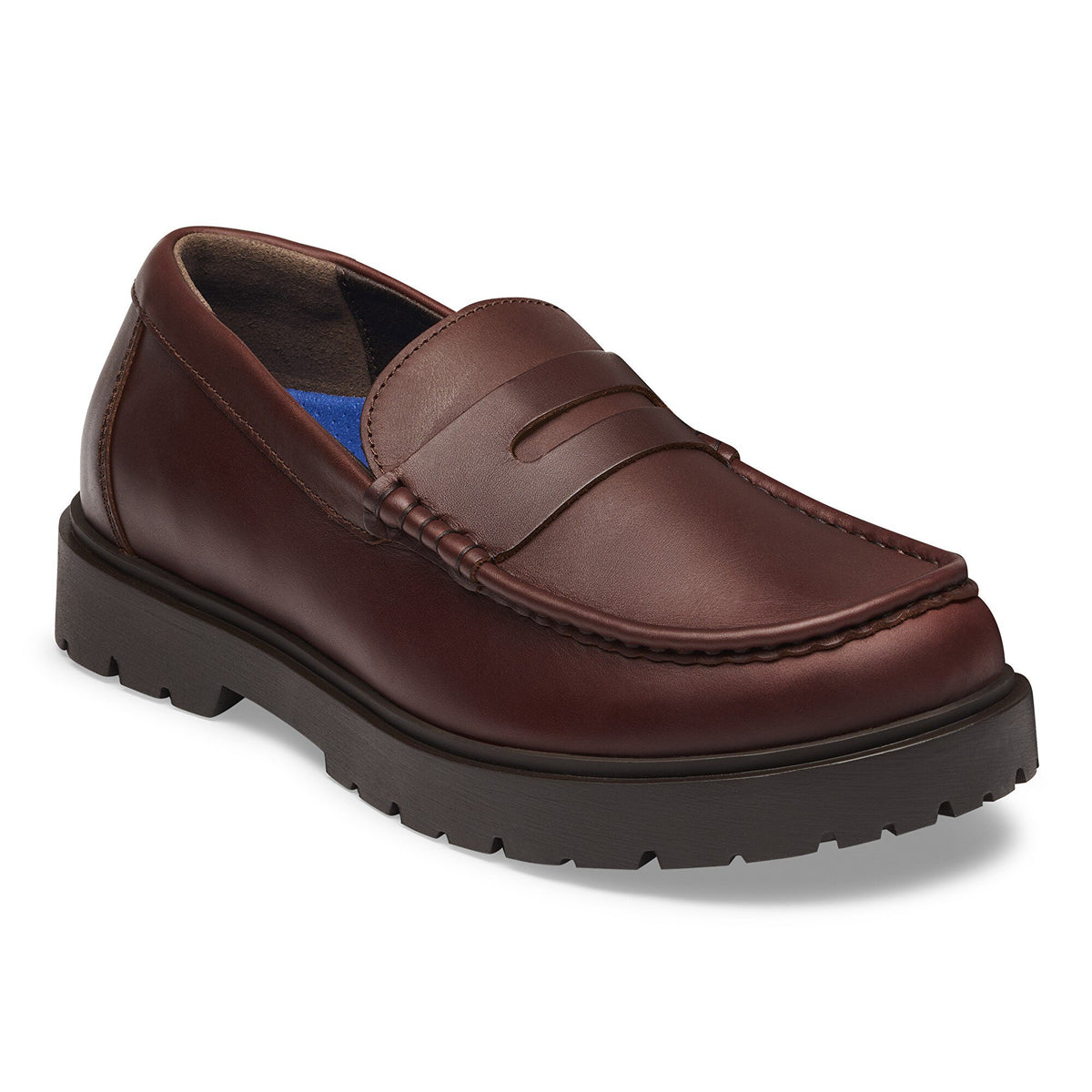 Mocassin Birkenstock Highwood Loafer en cuir Carafe, vue de trois quarts