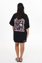 NOTICE THE RECKLESS BAD DECISION TEE DRESS