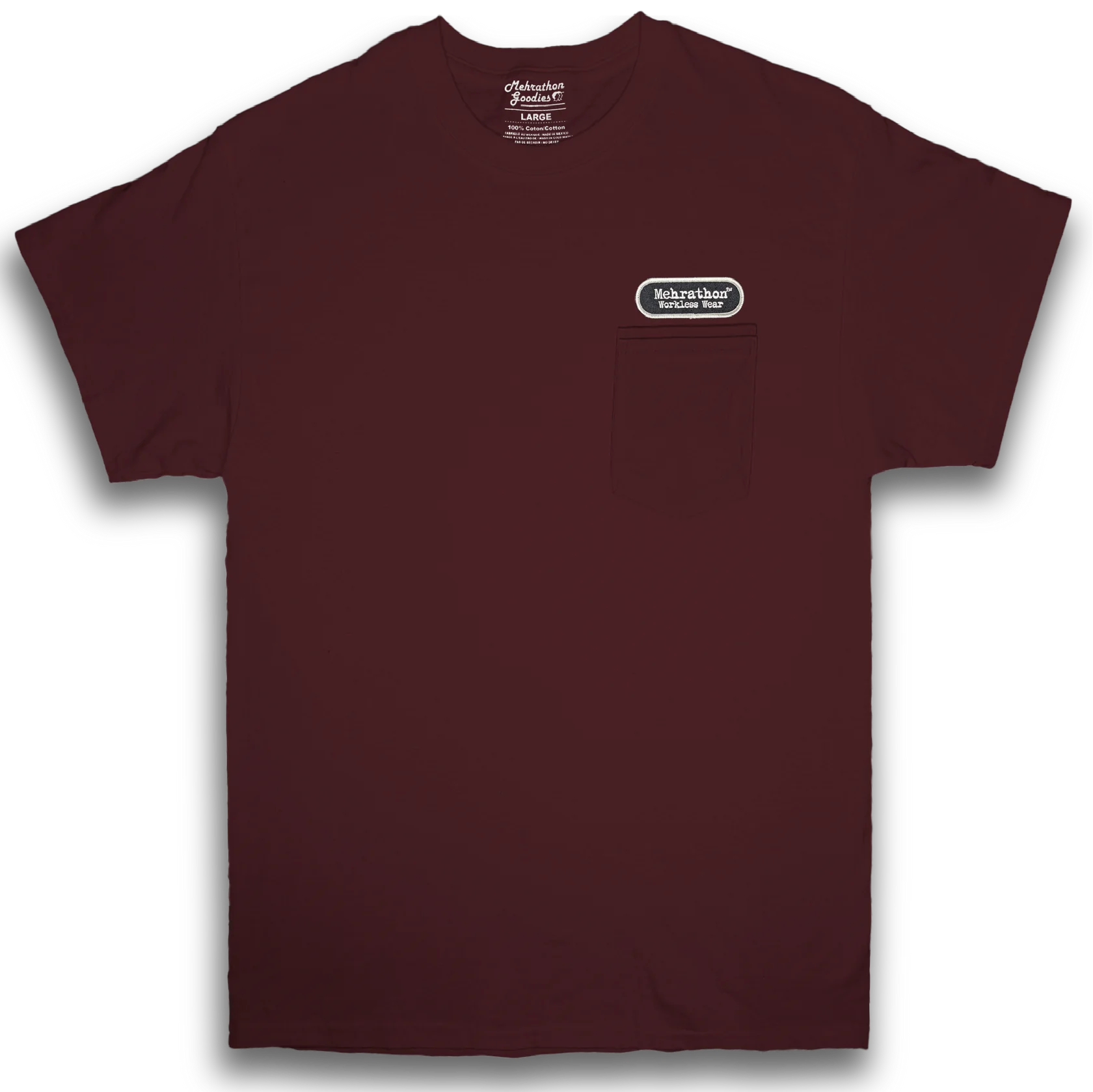 MEHRATHON WORKLESS PATCH POCKET TEE