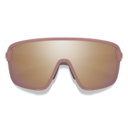 Smith Bobcat Sunglasses Matte Chalk Rose / ChromaPop Rose Gold Mirror - Vue de face