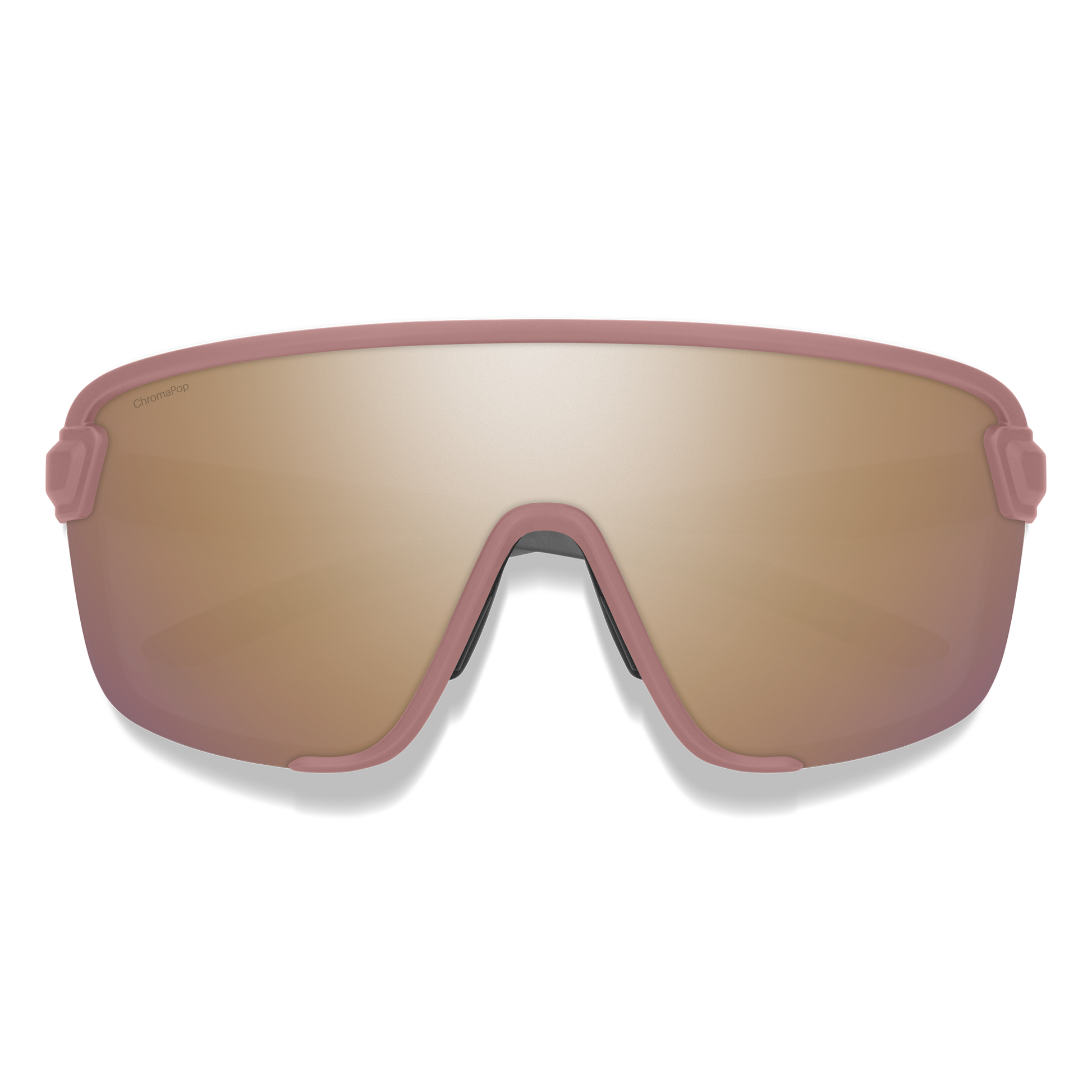 Smith Bobcat Sunglasses Matte Chalk Rose / ChromaPop Rose Gold Mirror - Vue de face