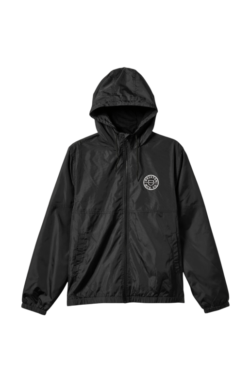 BRIXTON CLAXTON CREST LW ZIP HOOD JACKET - Boutique Homies