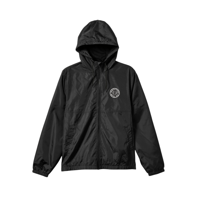 BRIXTON CLAXTON CREST LW ZIP HOOD JACKET - Boutique Homies