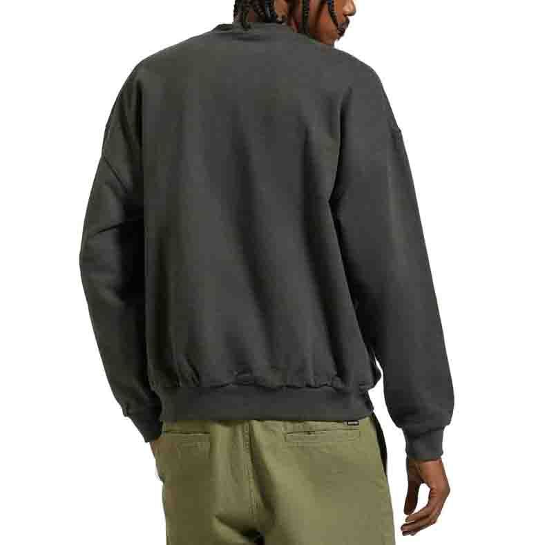 BRIXTON M EMBROIDERED HEAVY WEIGHT CREW - Boutique Homies