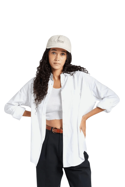 BRIXTON W SIDNEY OVERSIZED LS WOVEN - Boutique Homies