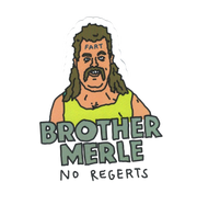 BROTHER MERLE BRAIN FART STICKER - Boutique Homies