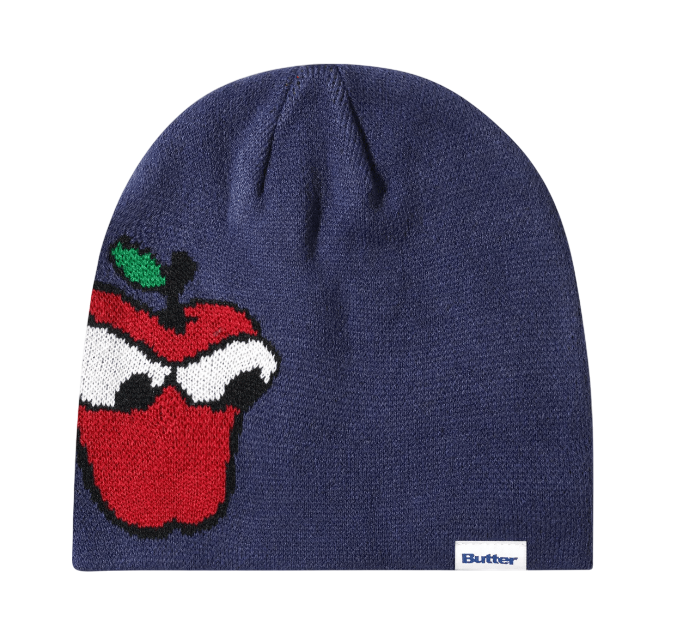BUTTER GOODS BIG APPLE SKULL BEANIE - Boutique Homies
