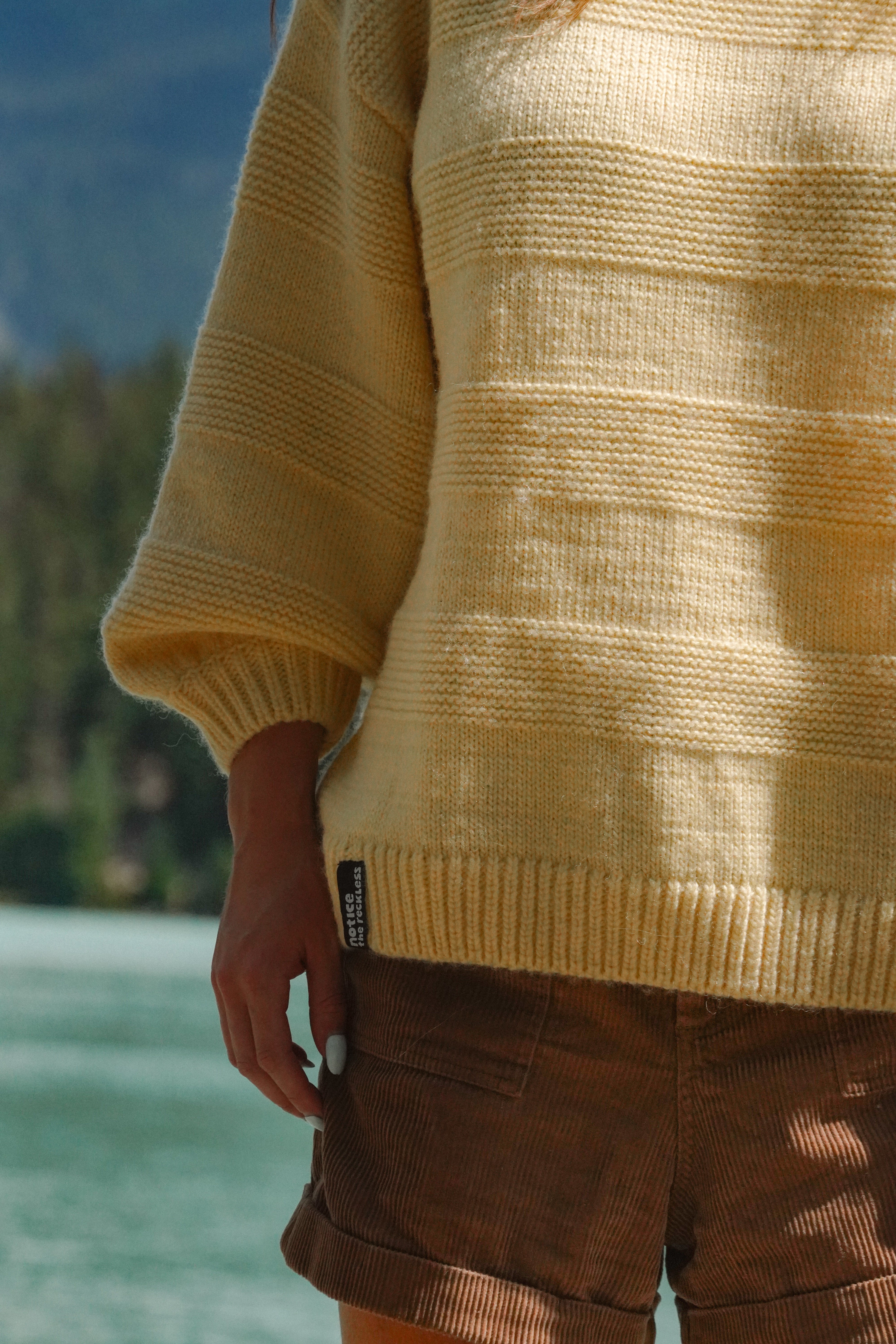 NOTICE THE RECKLESS SWEATER
