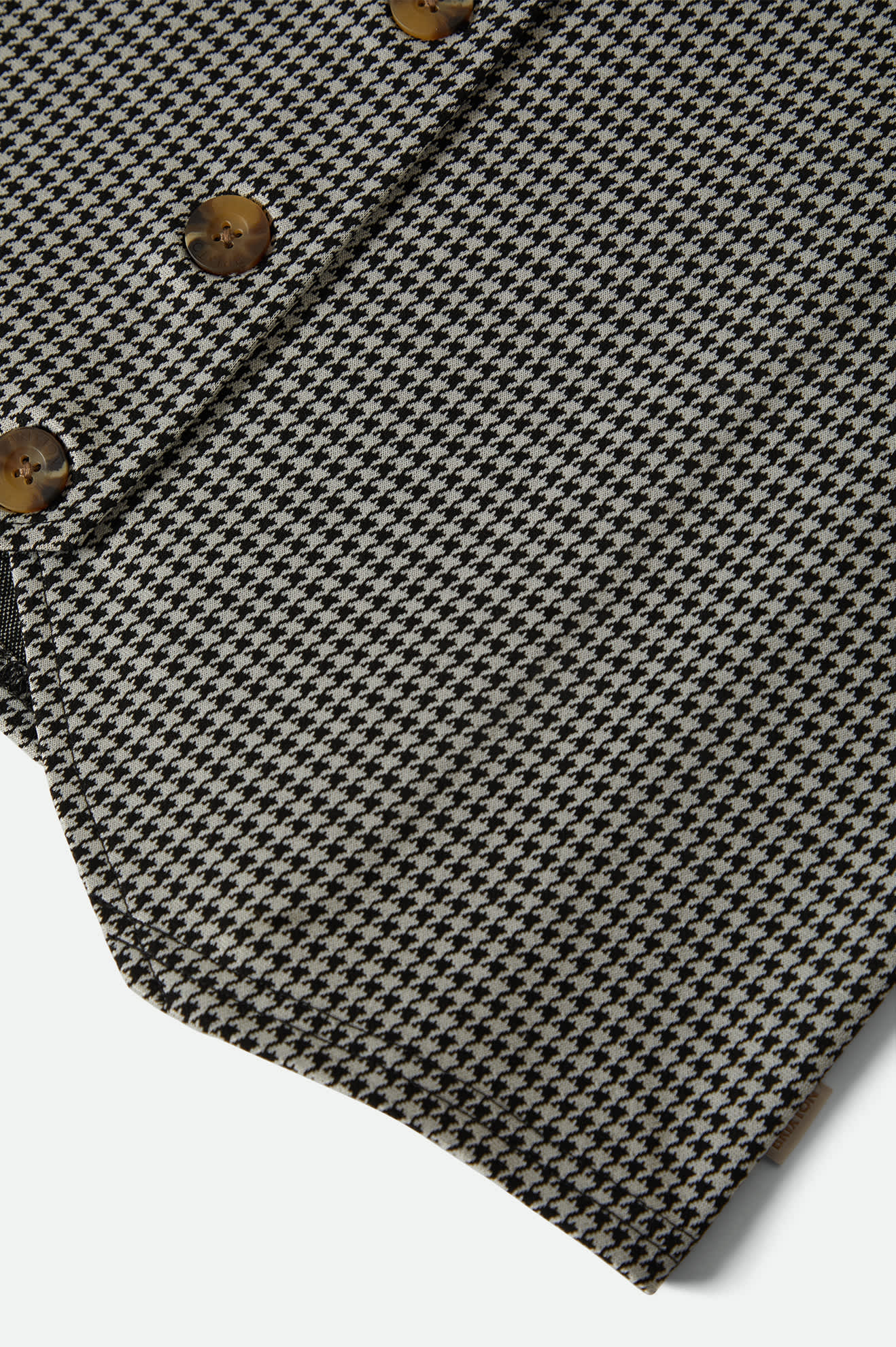 BRIXTON W HOUNDSTOOTH LEISURE VEST