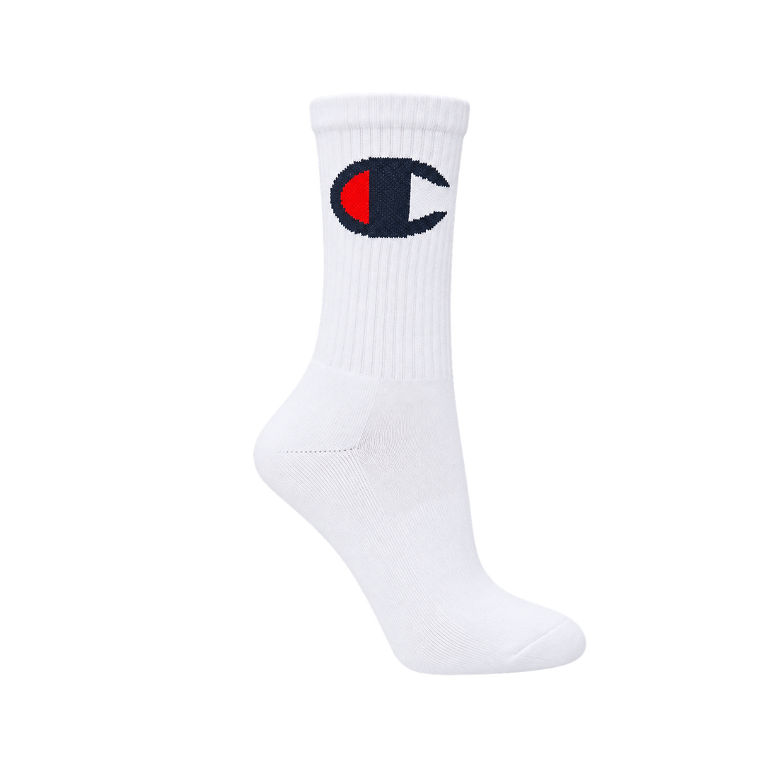 CHAMPION LIFE W P1 BIG C LOGO CREW SOCK - flat lay