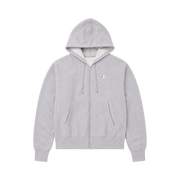 CHAMPION M REVERSE WEAVE FULL ZIP HOOD - flat lay