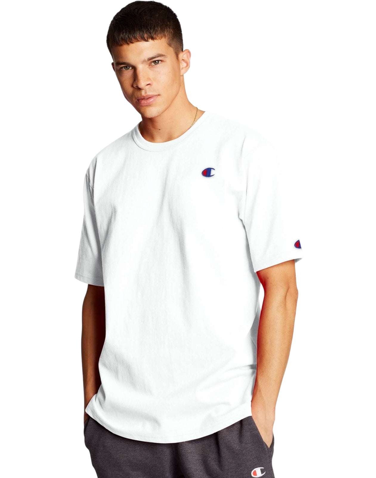 CHAMPION SHORT SLEEVE HERITAGE TEE - Boutique Homies