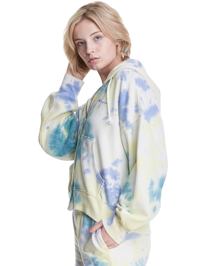 CHAMPION W SUNWASH LIGHTWEIGHT FLEECE FU - Boutique Homies