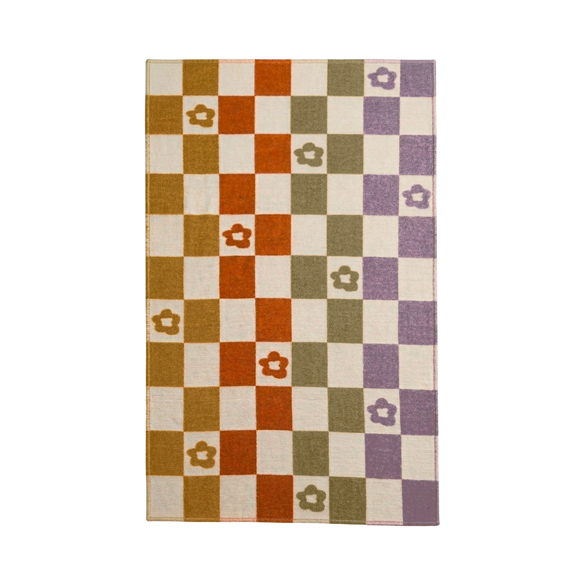LES SAISONS CHECKERS BLANKET